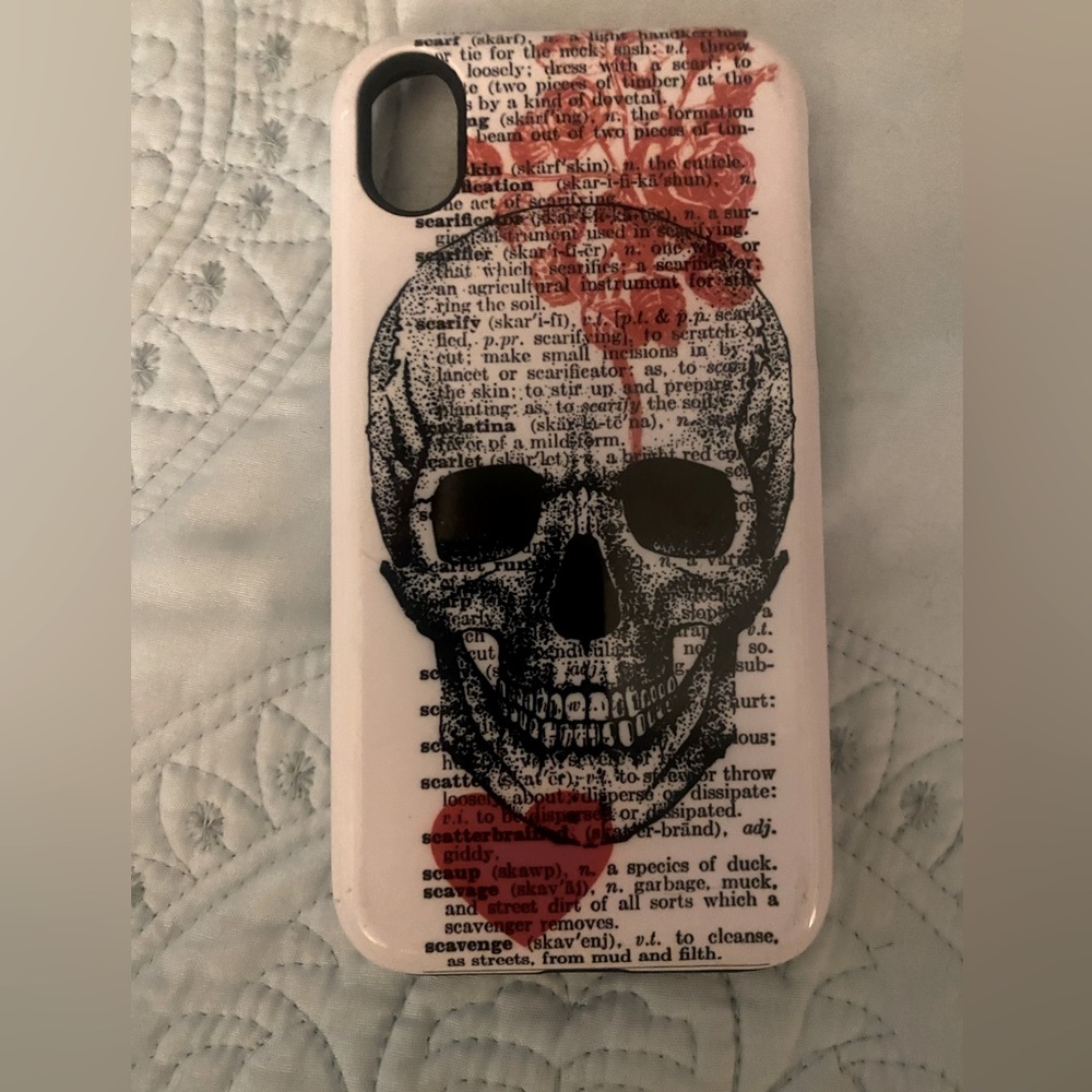Colby Brock: Always Tired White Phone Case I phone XR